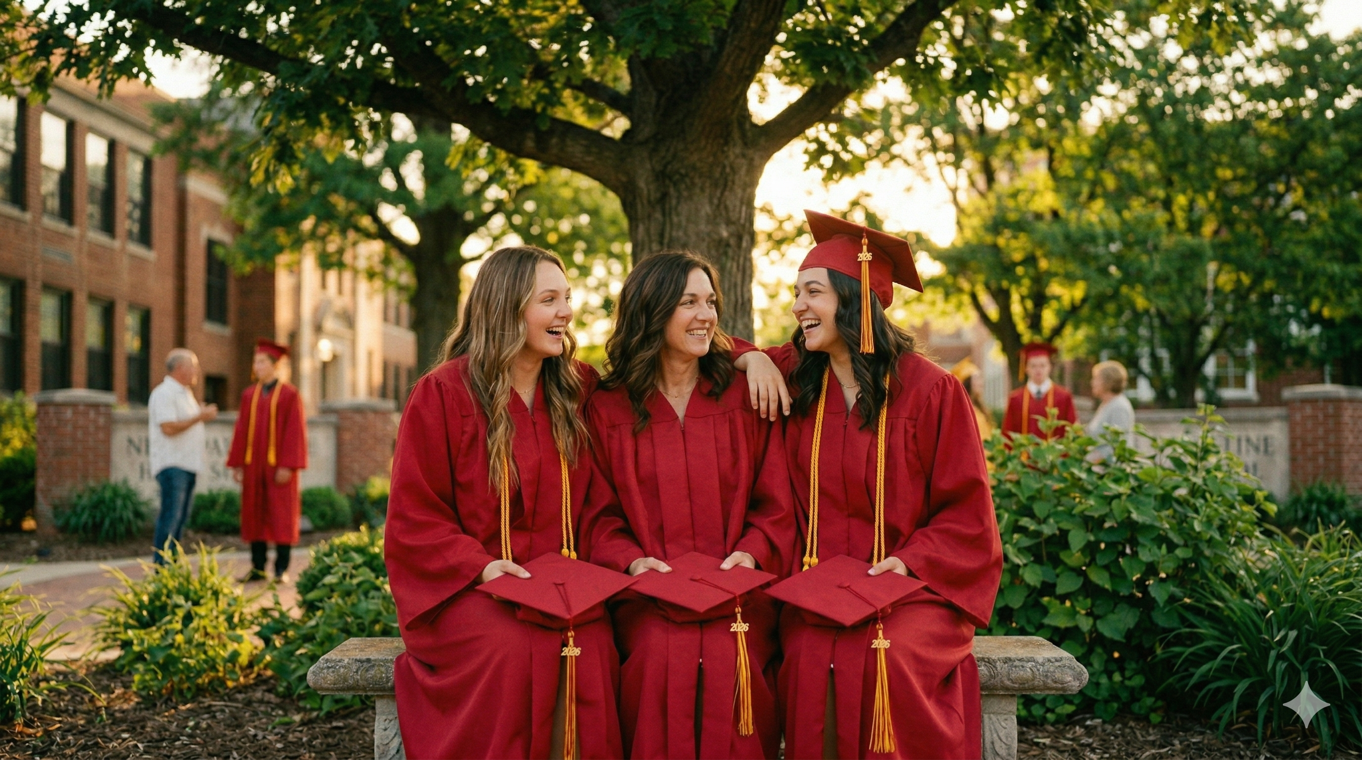 Best friends since kindergarten