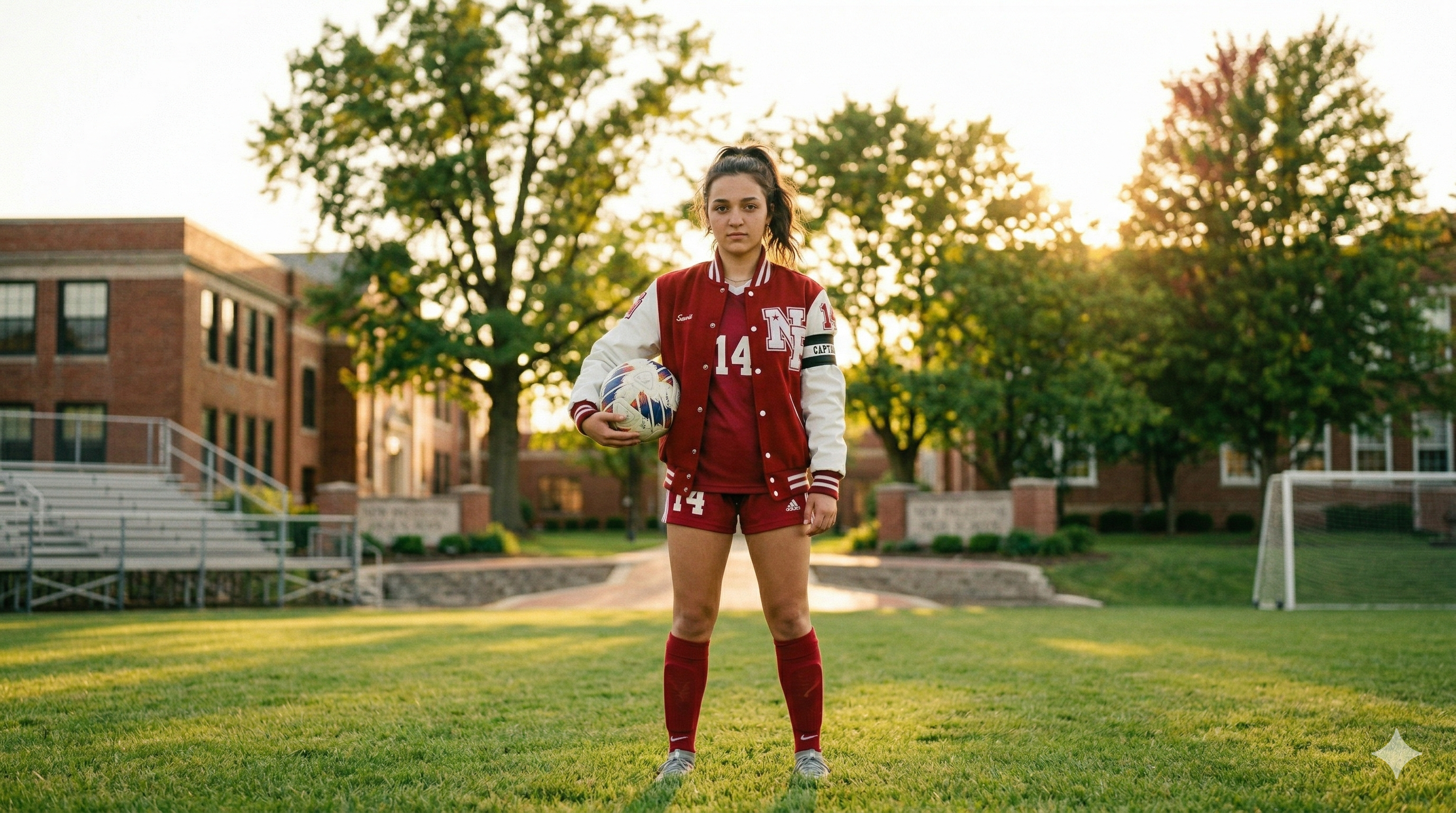 Soccer captain, senior year